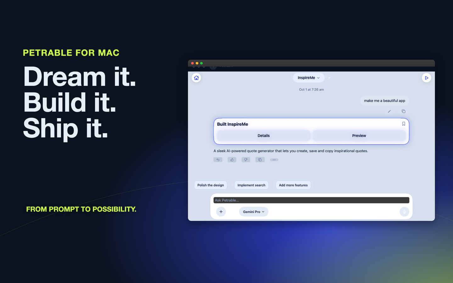 Petrable for Mac